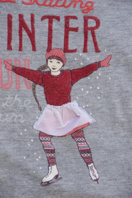 Tricko sede s bruslarkou h&m 98/104, h&m,98