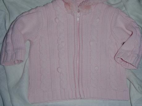 Luxusní teploučký copánkový svetr podšitý bavlnou, george,68