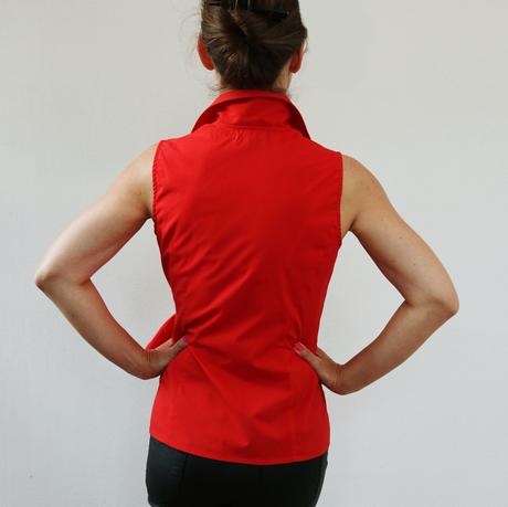 Sytě oranžová košile s vázačkou elementz vel.m, m