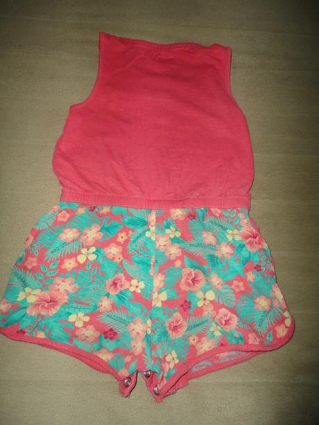 Letní overal s druky ff, vel. 4-5 let, f&f,104