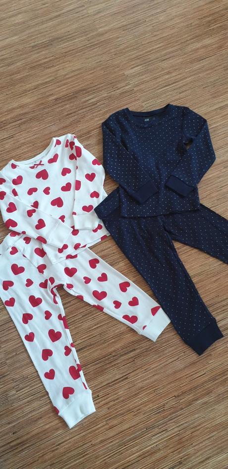 Pyžamka h&m, 2ks, vel.86/92, h&m,92