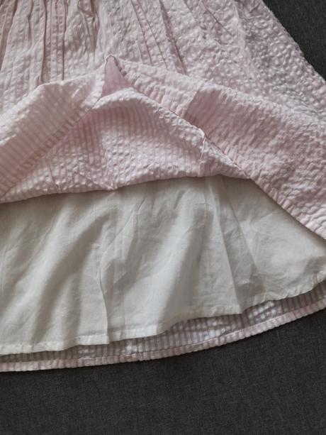 Šaty s růžovým proužkem pepco,vel.128, pepco,128