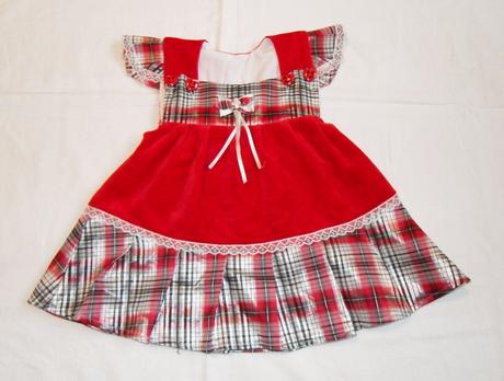 E229	dívčí elegantní sametové šaty / šatovka v.86, 86