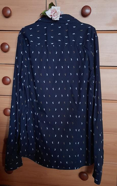 Bizzbee tmavě modrá košile s potiskem, s