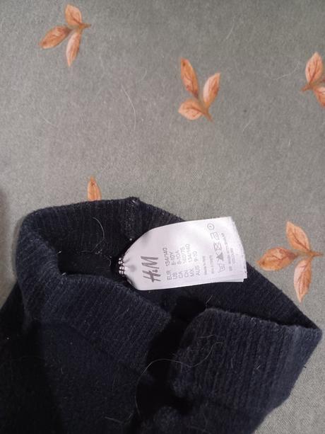 Černé punčochy h&m 134/140, h&m,140