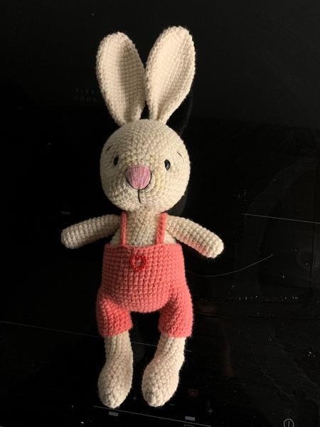 Ztracený háčkovaný králíček? Poptávka po nové hračce!
