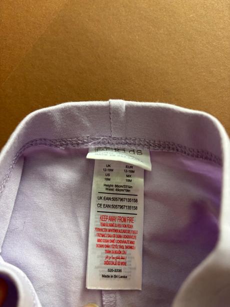 Legínové kraťasky světle fialové barvy - v.86, f&f,86