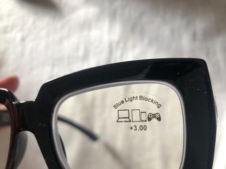 Hnědé brýle s ochranou proti modrému světlu +3, 