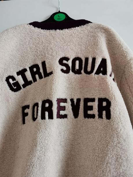 Bunda dámská bunda beránek vel. l, c&a,l