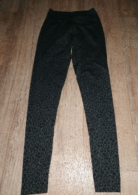 Legíny dívčí vel.158-170/xs-s vzor leopard, f&f,164