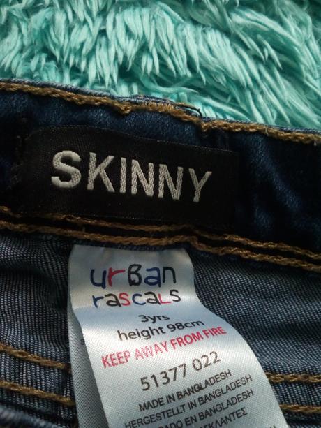 Rifle skinny zn.urban rascals,vel.98, urban rascals,98