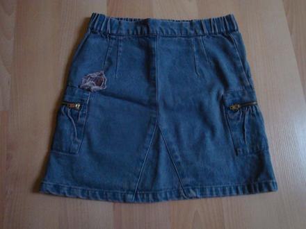 Džínová sukně, vel. 4-5 let, 116