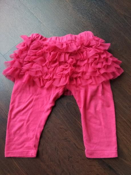 Růžové legíny se sukýnkou 80 9-12 měsíců, 80