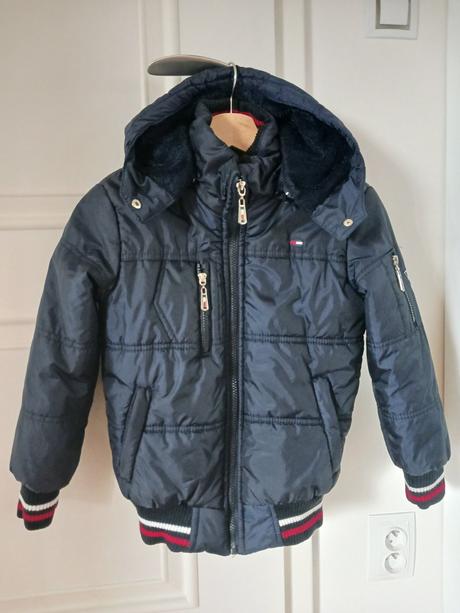 Zimní bundička hilfiger č.128, tommy hilfiger,128