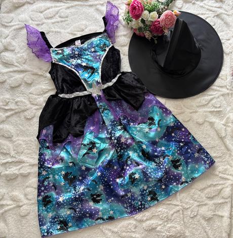 An26/ kostým čarodějnice - v.8/9 let, 