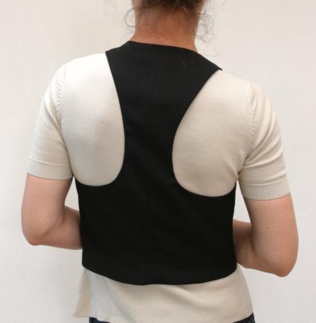 Nová černá vestička bez zapínání f&f vel.38, f&f,38 / m