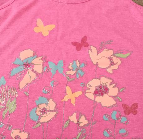 Dívčí letní triko růžové lewro, lewro,152