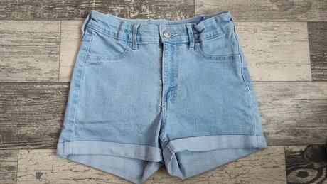 Šortky dívčí s regulací, denim,134