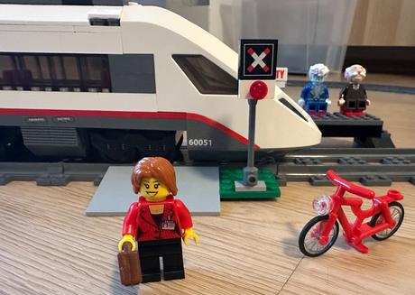 Lego city vysokorychlostní osobní vlak 60051,