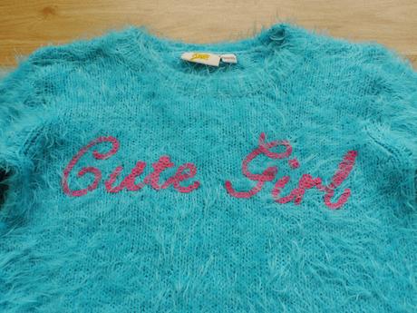 Tyrkysovy svetrik s chloupkem 110/116, kids,110