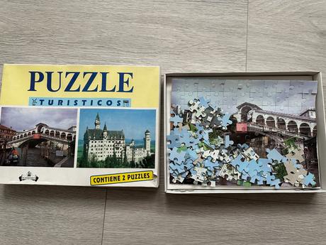 Puzzle - benátky itálie, 2x 88 dílků, 
