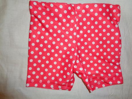 Kouzelné červené plavky - bílé puntíky 86/92, lupilu,86 / 92