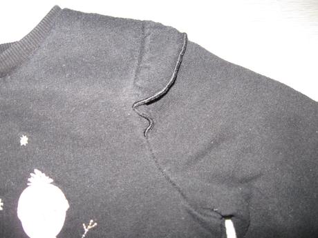 Dívčí černá mikina sněhulák c&a, vel. 104, c&a,104