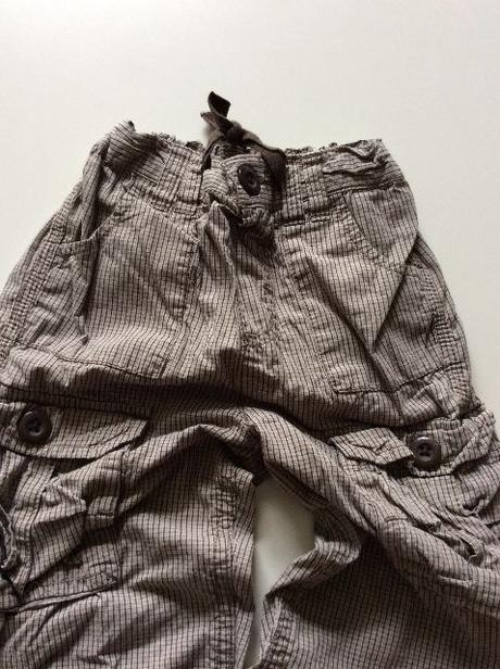 Lehké plátýnkové rollup kalhoty - kapsáče, f&f,92