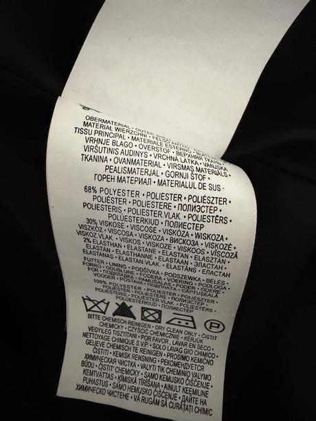 Teple cerne sako 3/4 rukáv amisu 34, amisu,34