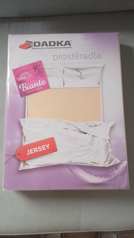 Jersey prostěradlo napínací 75cmx 190 cm x 15 cm, 