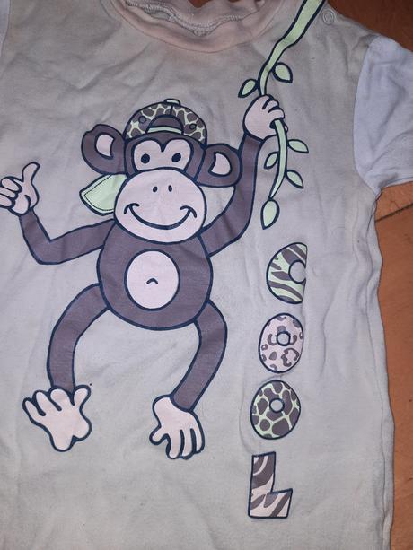 Dětský letní overal opička vel. 80 - 86, kiki&koko,80