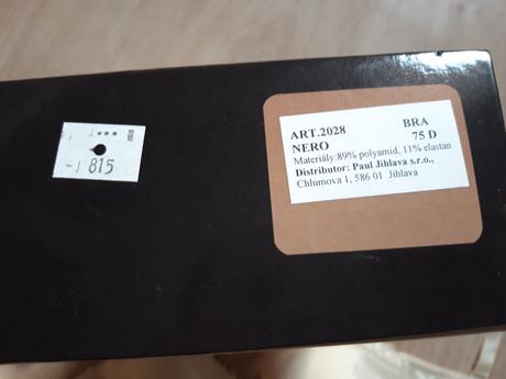 Luxusní podprsenka rocca intimo, 75d