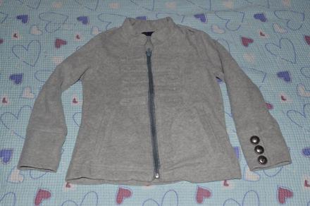 Fleesová šedá mikina, vel. 110/116, pumpkin patch,116