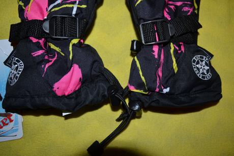 Lyžařské dámské šusťákové prstové rukavice, l