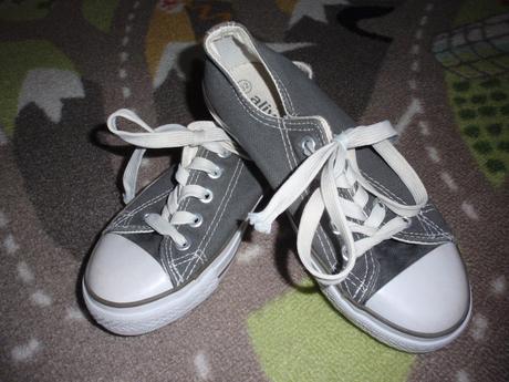 Boty-kecky-tenisky-plátěnky šedé, 32
