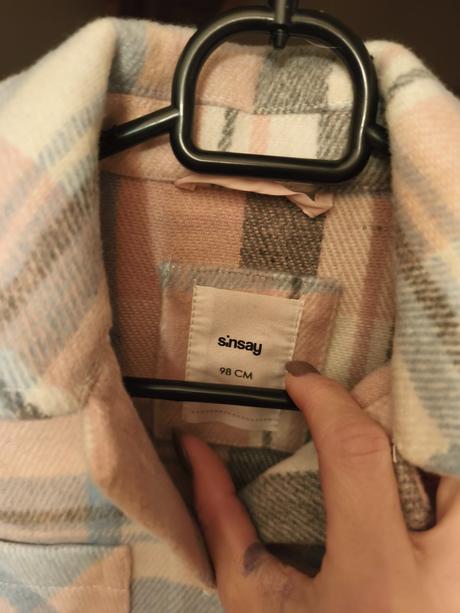 Károvaná košilová bunda 98/104, sinsay,98