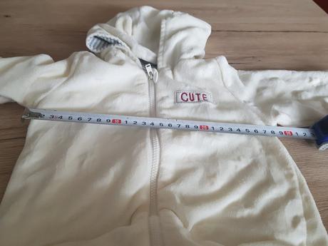 Fleesový overal značky nutmeg, velikost 3-6 měsíců, nutmeg,62