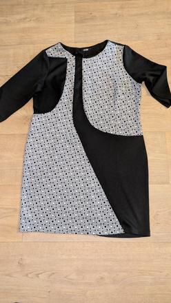 Elastické úpletové šaty ago vel. 50, 50