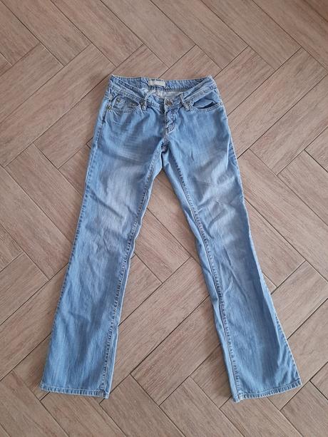 Světle modré rifle vel. 36, 36