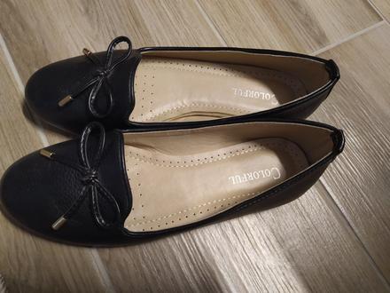 Černé sandálky, colorful,36