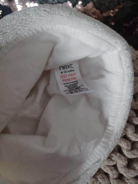 Zimní čepice kočička 6-12m, next,80