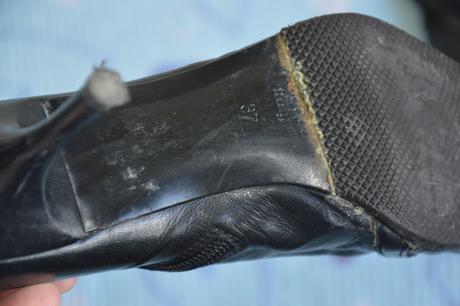 Italské kozačky s vysokým podpadkem, vel. 37, 37