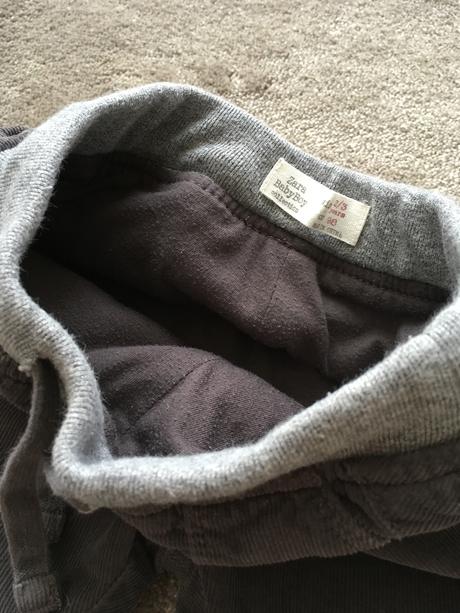 Podšité kalhoty/manžestráky, zara,98
