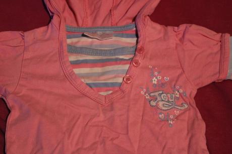 Dívčí halenka květy a proužky, okay,80