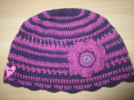 Háčkovaná čepička 5-8 let, 116