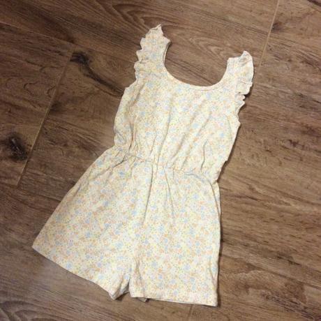 Bavlněný letní květinkový overal, george,98