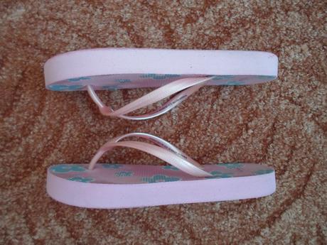 Růžové sandály nazouváky žabky, sinsay,35