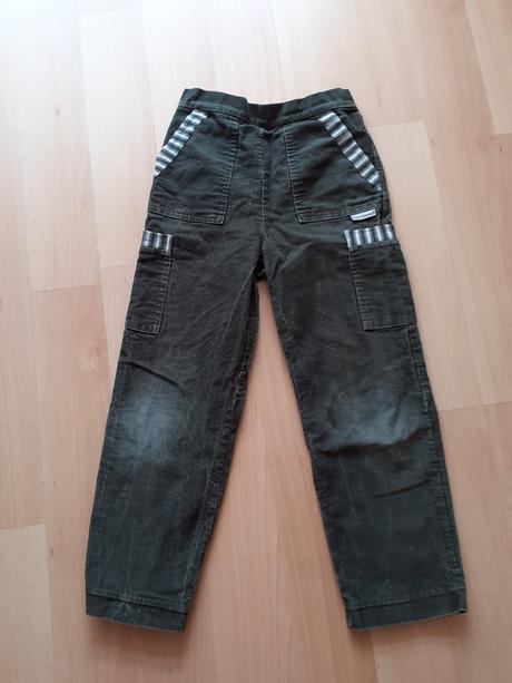 Manšestrové kalhoty veselá nohavice, 116