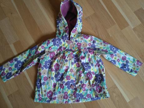 Jarní,podzimní květovaný kabát, nutmeg,86