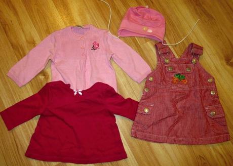 Set pro holčičku 0-4m vel. 62, 50–62